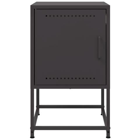 Comodini 2 Pz Neri 36x39x60,5 Cm In Acciaio - Foto 10