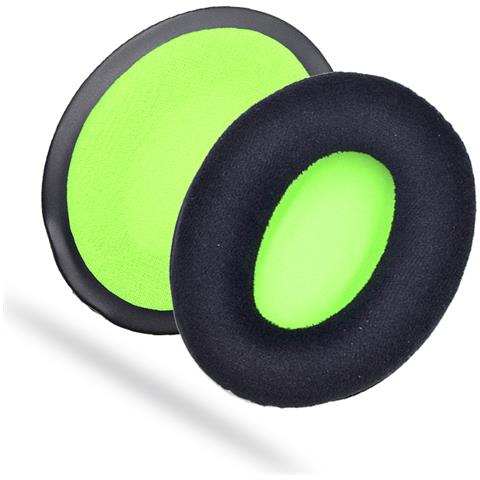 Cuscinetti Auricolari Di Ricambio Per Razer Kaira X /pro - Confezione Da 2 (nero /verde) - Foto 2