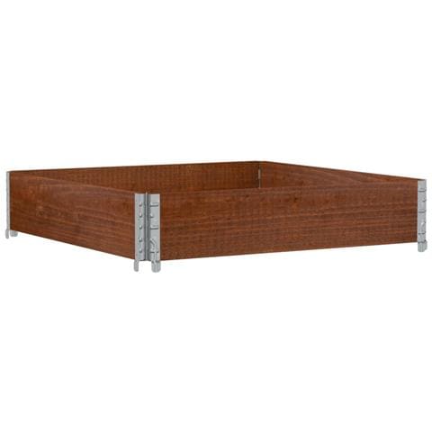 Paretale Per Pallet Marrone 100x100cm In Legno Massello Di Pino - Foto 2