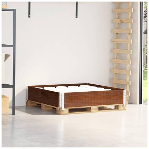 Paretale Per Pallet Marrone 100x100cm In Legno Massello Di Pino - Foto 1