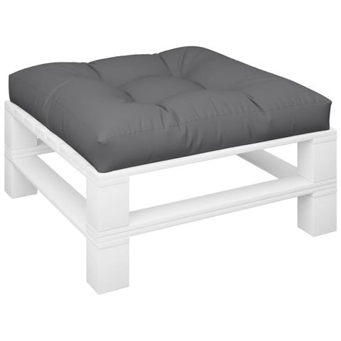 Cuscino Per Pallet Antracite 70x70x12 Cm In Tessuto - Foto 3