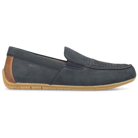 Classic Mocassino Pelle Scarpe Uomo Blu Eu 44, 09555-14 - Foto 2