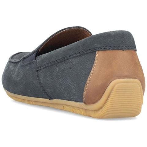 Classic Mocassino Pelle Scarpe Uomo Blu Eu 44, 09555-14 - Foto 3