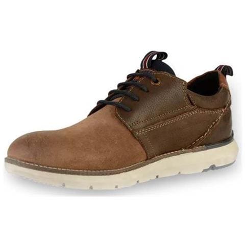 Mezze Scarpe Da Uomo In Pelle Marrone 45 - Foto 2