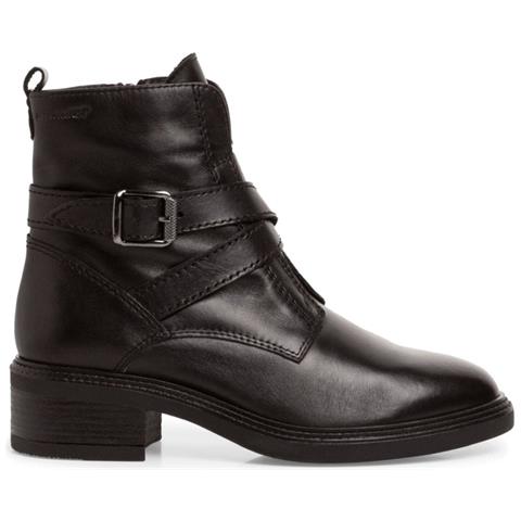 Black Casual Closed Booties Stivaletti Pelle Scarpe Donna Nero Eu 37, 1-25469-29 003 - Foto 1