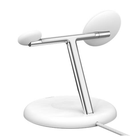 WIZ023VFWH Caricabatterie Per Dispositivi Mobili Cuffie, Smartphone, Orologio Intelligente Bianco USB Carica Wireless Interno - Foto 2