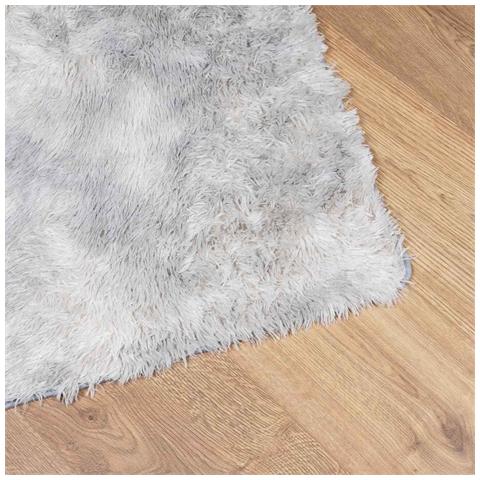 Tappeto Shaggy a Pelo Lungo NAVARRA Grigio Argento 240x340cm - Foto 9