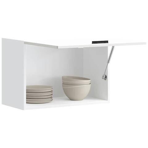 Pensile Da Cucina Porto Bianco Lucido In Legno Multistrato - Foto 1