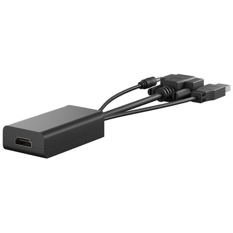 61259 cavo e adattatore video 0,16 m VGA (D-Sub) + 3.5mm + USB Type-A HDMI Nero - Foto 6
