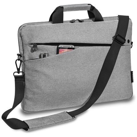 66063056 borsa per laptop 39,6 cm (15.6") Valigetta ventiquattrore Nero, Grigio - Foto 1