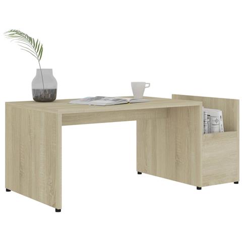 Lusso Casadino - Tavolino Da Salotto Rovere Sonoma 90x45x35 Cm Legno Multistrato - Foto 2