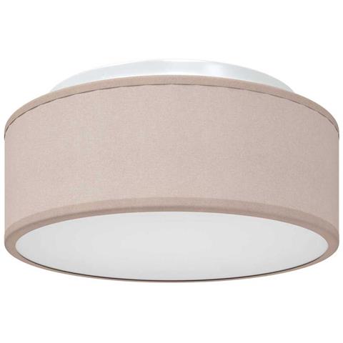 Lampade da soffitto a incasso Tortora 30 cm Tessuto E27 - Foto 1
