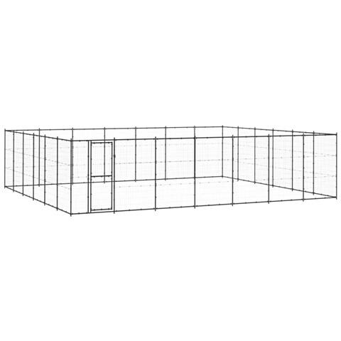 Lusso Casadino - Gabbia Per Cani Da Esterno In Acciaio 50,82 M² - Foto 2