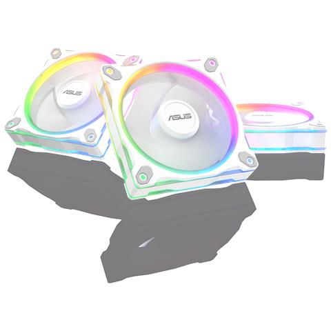 Ventole ARGB Prime MR120 Fan 12 cm Kit 3 Pezzi Case PC Colore Bianco - Foto 18
