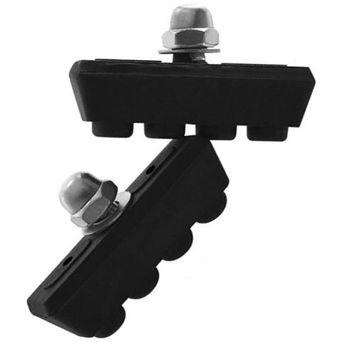 Pastiglie Freno V-brake Per Mountain Bike 45mm, Set Da 4, Gomma E Metallo, Con Viti - Foto 2