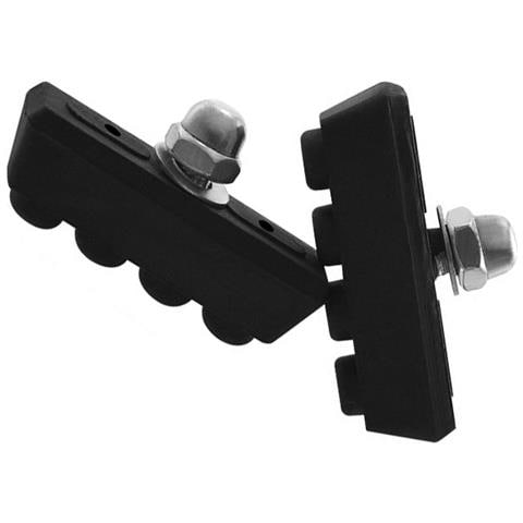 Pastiglie Freno V-brake Per Mountain Bike 45mm, Set Da 4, Gomma E Metallo, Con Viti - Foto 3