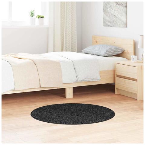 Tappeto Grigio scuro 90 x 90 cm Polipropilene - Foto 2