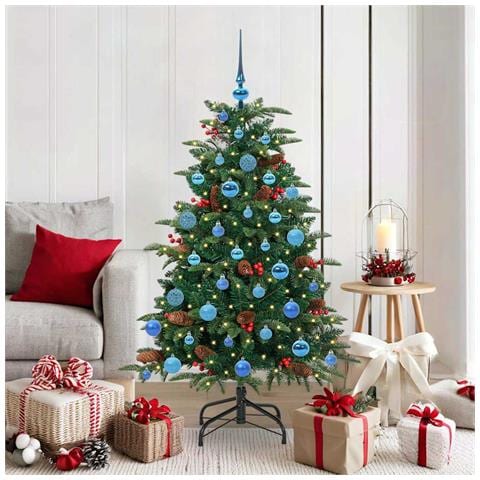 Albero di Natale artificiale con 150 LED Verde 150 cm - Foto 2