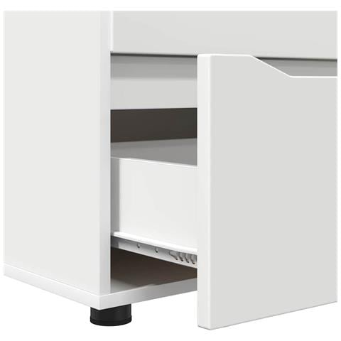Armadio Bianco 60 x 48 x 57 cm Legno multistrato - Foto 9