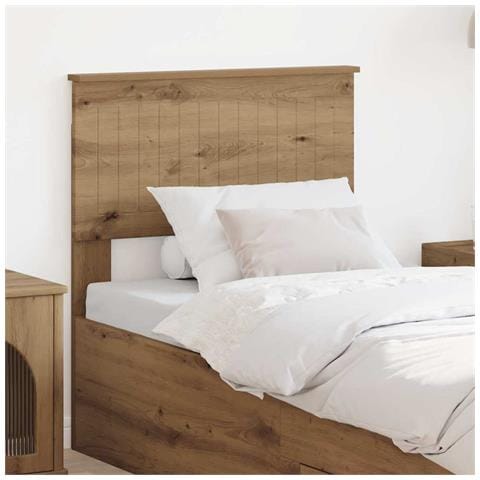 Testiera Rovere artigianale 75 cm Legno multistrato - Foto 2
