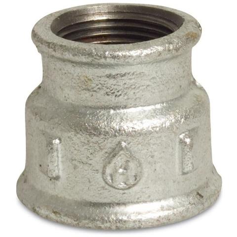 Raccordi Filettati Ghisa Malleabile  Raccordo Riduzione Ghisa Malleabile  1 1/4  Ig X 1  Ig - Foto 1