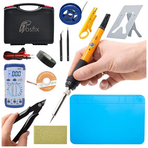 Set Di Saldatura Op60w Pe7 - 19 In 1 Con Potenziometro | Precisione E Regolazione Temperatura 200-450°c | Elettronica E Riparazioni - Foto 1