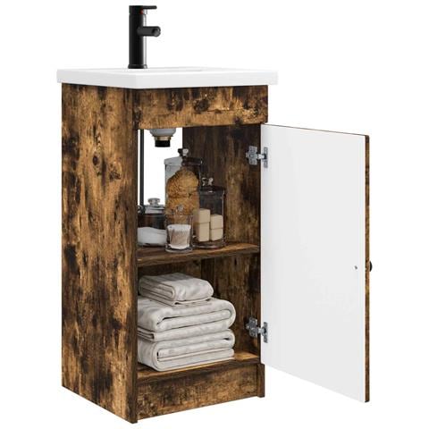 Mobile da bagno con lavabo Rovere Fumo 42 x 40 x 84,5 cm - Foto 2