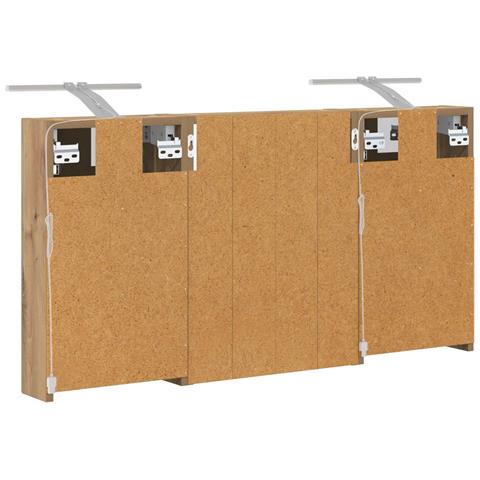 Set di Armadi da Bagno con lo scaffale 3 pcs 100 x 10,5 x 50 cm - Foto 9