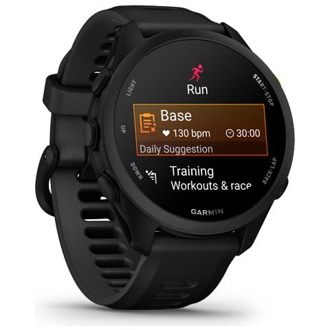 Forerunner 70 3,05 cm (1.2") AMOLED 43 mm Digitale 390 x 390 Pixel Touch screen Nero GPS (satellitare) - Foto 7