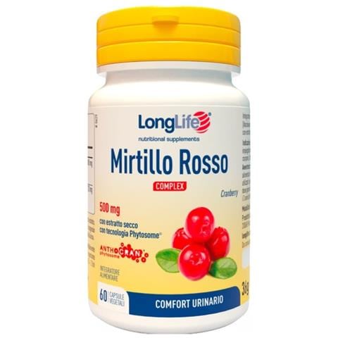 Longlife Mirtillo Rosso Complex 60 Capsule Vegetali - Foto 1