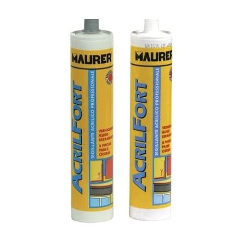 Sigillante Silicone Acrilico Acrilfort Maurer colore Grigio 310 ml - Foto 1