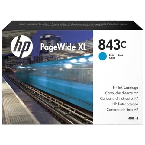 843C - Cyan - originale - PageWide XL - cartuccia d'inchiostro - per  - Foto 1
