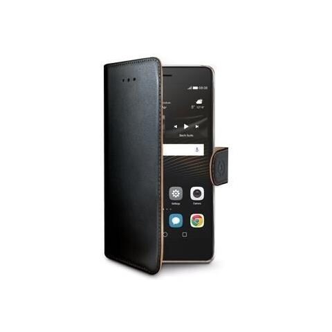 Custodia Wally in Similpelle per Huawei P9 Lite - Colore Nero - Foto 1