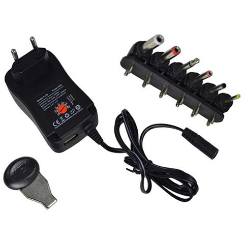Alimentatore Universale 12v 6 Adattatori 30w Con Porta Usb 2,5a - Foto 1