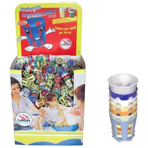 Set 6 Supporti Per Bicchieri Plastica Utensili Da Cucina - Foto 1