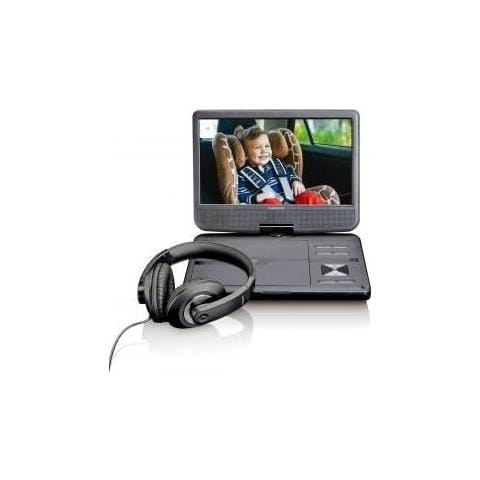 Lettore DVD Portatile DVP-1010 Schermo 10" 1024 x 600 Pixel Nero con Telecomando e Cuffie - Foto 2