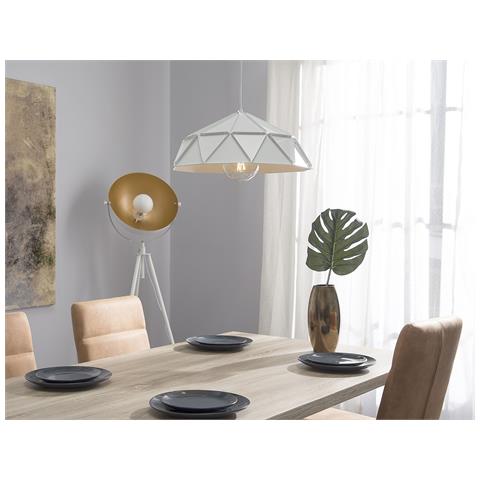 Lampadario In Metallo Bianco Senia - Foto 23