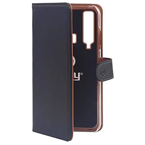 Custodia Wally in Similpelle per Galaxy A9 2018 - Colore Nero - Foto 1