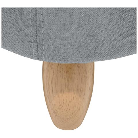 Pouf In Tessuto Grigio Chiaro Piggy - Foto 27