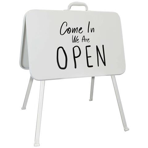 Dominic - Cartello Open Close In Acciaio - Foto 6