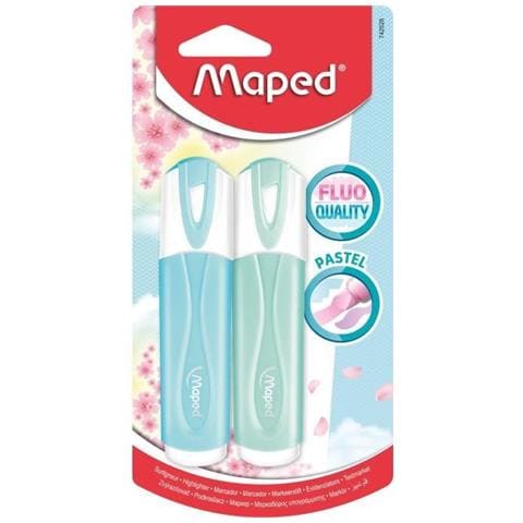 evidenziatore Fluo Peps, confezione da 2 pezzi, colori assortiti - Foto 1