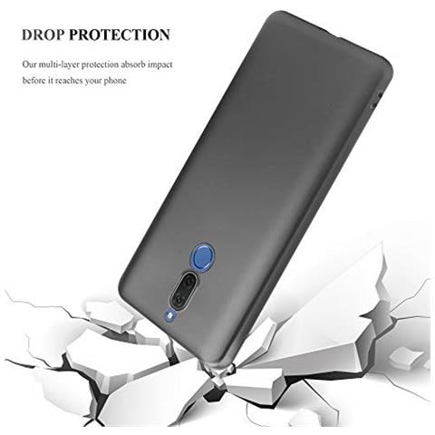 Custodia Compatibile Con Huawei Mate 10 Lite In Grigio Metallico - Coperchio Protettivo In Silicone Tpu Flessibile - Foto 2