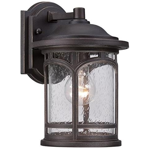 Elstead Marblehead - Lanterna Da Parete Piccola A 1 Luce - Finitura Bronzo Palladiano, Attacco E27 - Foto 1