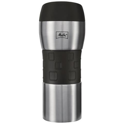 Tazza Isolante 350 Ml - Nero E Acciaio Inossidabile - Foto 1