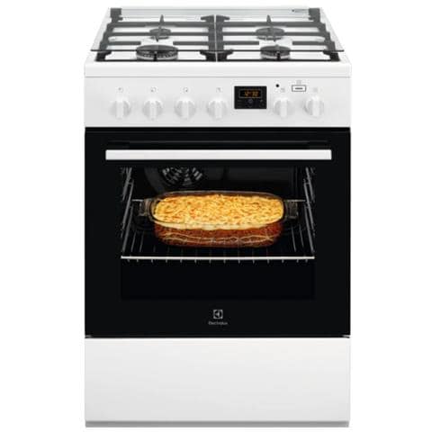 ELECTROLUX Cucina Elettrica LKK640200W 4 Fuochi a Gas Forno Elettrico Multifunzione Classe A Dimensioni 60 x 60 cm Colore Bianco ELECTROLUX Cucina Elettrica LKK640200W 4 Fuochi a Gas Forno Elettrico Multifunzione Classe A Dimensioni 60 x 60 cm Colore Bianco