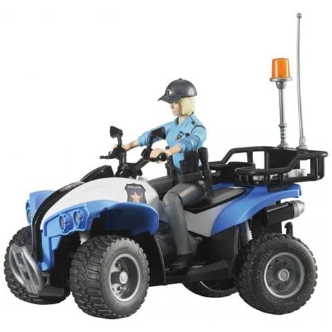 Quad Polizia con Poliziotta e Accessori - Foto 2