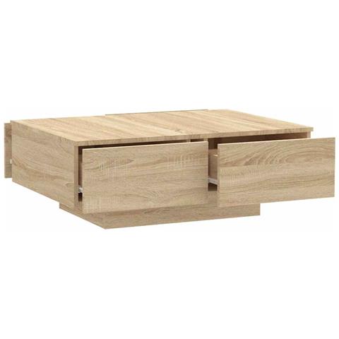 Tavolino da Salotto Rovere Sonoma 90x60x31 cm Legno Multistrato - Foto 2