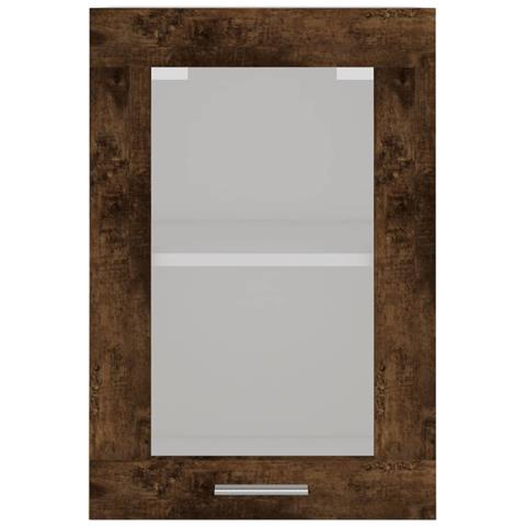 Mobile Pensile “Lyon” Vetro Rovere Fumo 40x31x60 cm - Foto 10