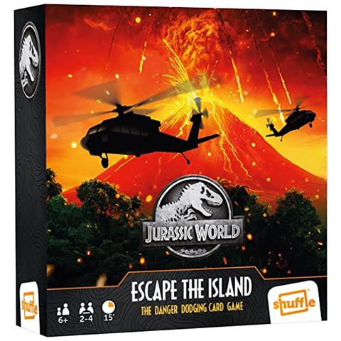 Shuffle - Jurassic World - Fuga Dall'isola - Gioco Di Carte - Foto 1