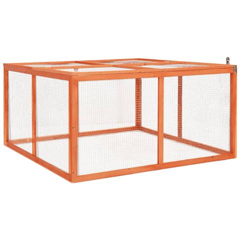 Conigliera 124x120x60 Cm In Legno Massello Di Abete - Foto 2